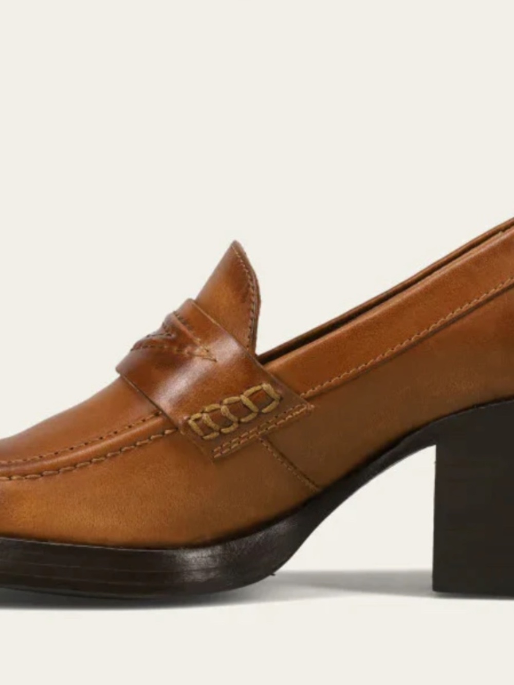 Frye Company Jean Loafer Caramel - Picture 2 of 5